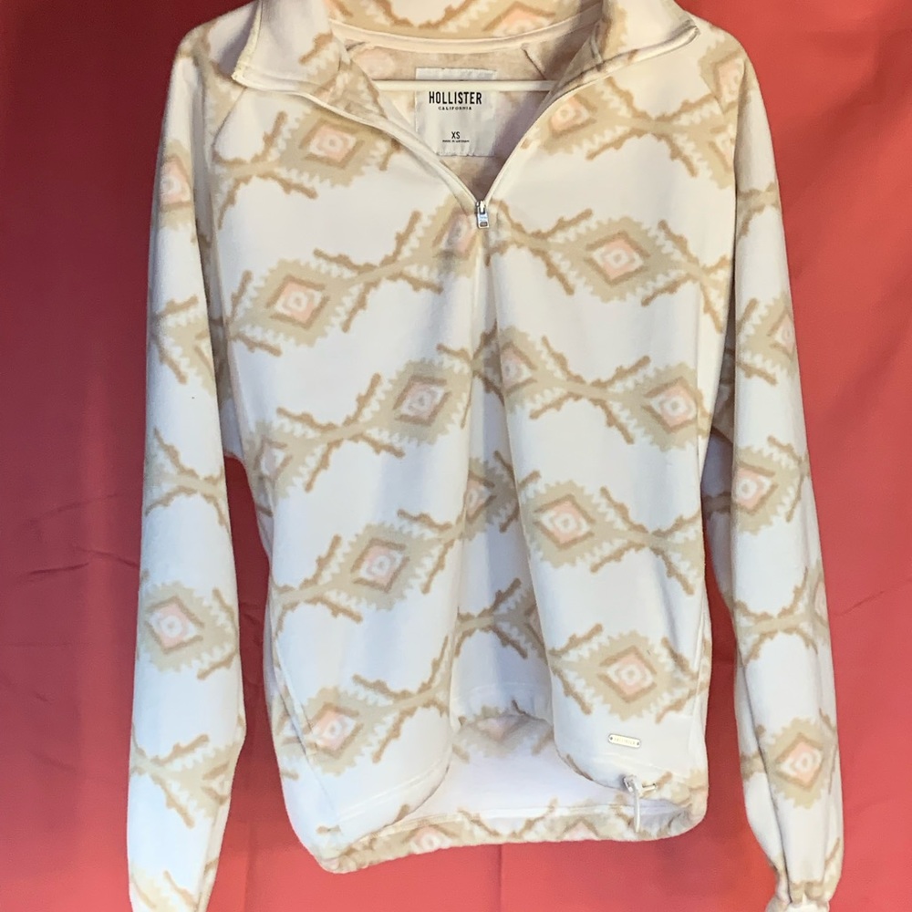 Hollister quarter zip pullover